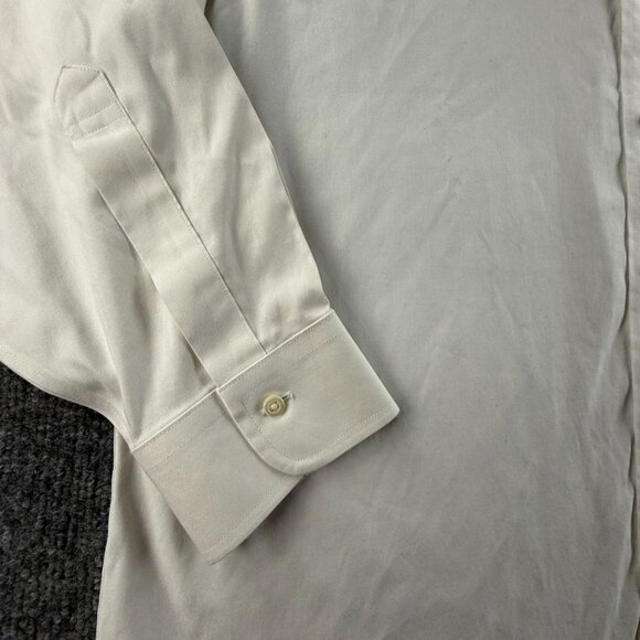 Brooks Brothers 16.5 33 Regent Fit Non Iron Stretch White Long Sleeve Button Up - Picture 6 of 16